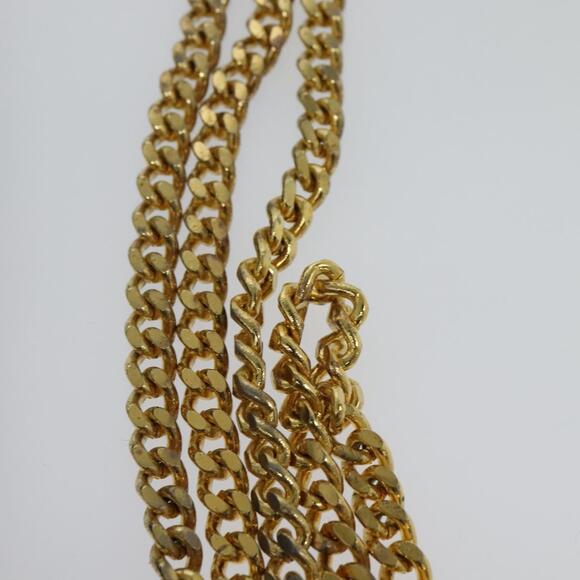 DIOR Honeycomb Canvas Chain Shoulder Bag Black Gold - Picture 8 of 12